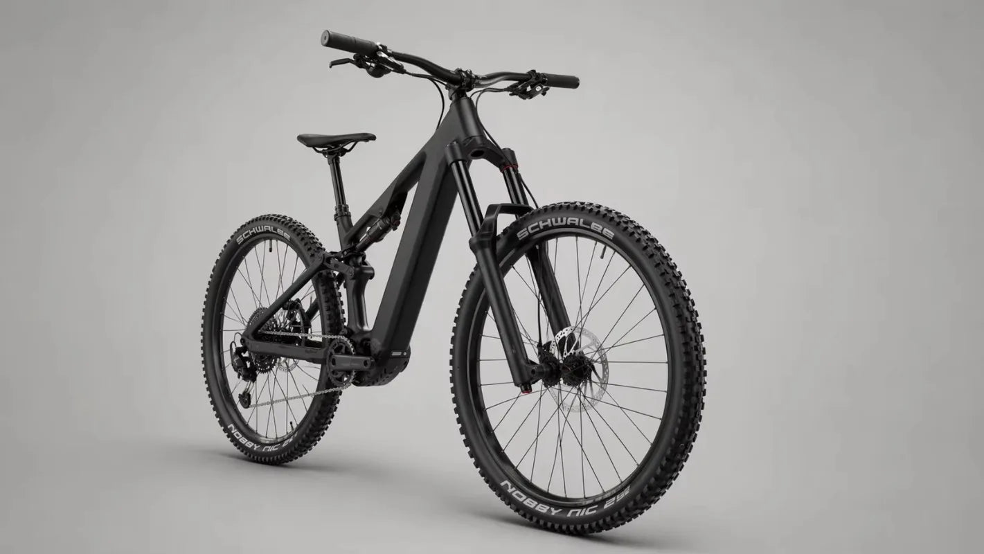 Carbon Fiber Full Suspension Electric Mountain Bike 29er M560 Mid Drive