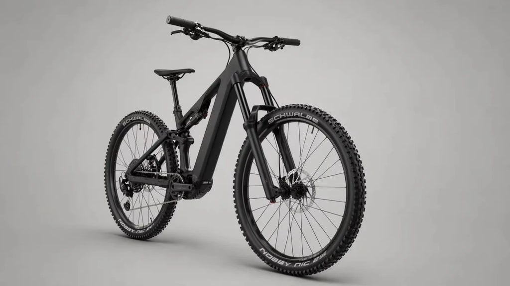 Carbon Fiber Full Suspension Electric Mountain Bike 29er M560 Mid Drive