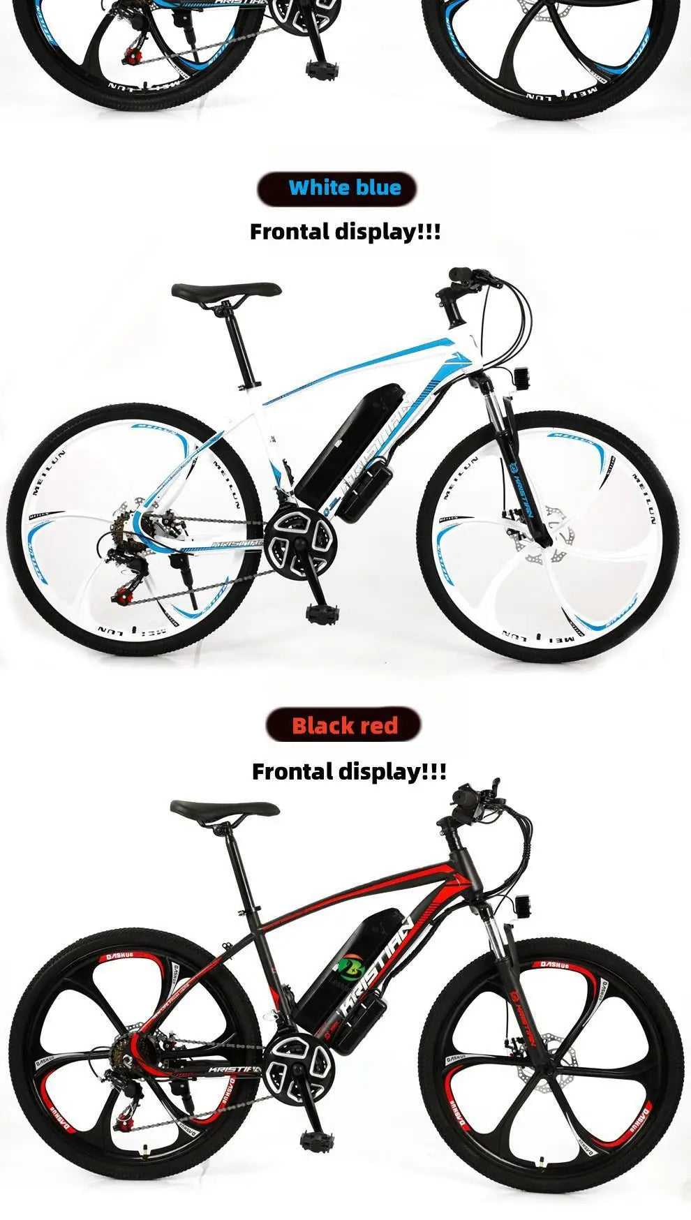 750W Electric Folding City Bike 48V 48V Lithium Battery Steel Frame Electric Mountain Bike With Fat Tire