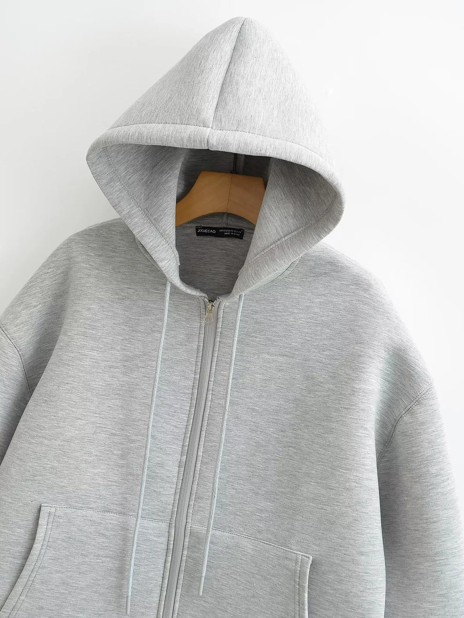 MUJER Zip up Hoodies Women Autumn Hooded Sweatshirt Woman Long Sleeve Oversized Women's Sweatshirts Zip Hoodie Women Jackets