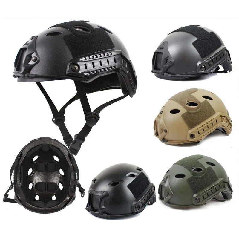 Tactical FAST Helmet MH PJ BJ Protective Helmet for Airsoft CS Paintball Outdoor Shooting Game ABS Protective Equipment