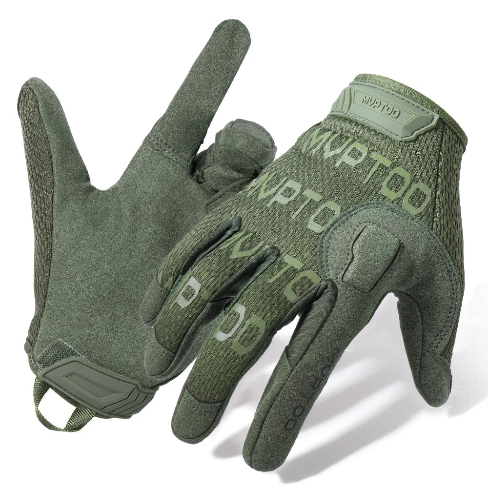 Tactical Full Finger Gloves Touch Screen Breathable Paintball Airsoft Shooting Hiking Combat Sport Hunting Bicycle Work Gear Men