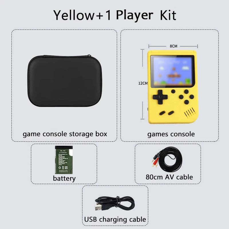 Built-in 500+ Classic Games Children's Handheld Game Players for Gameboy Output Emulator Charging Can Be Connected To The TV