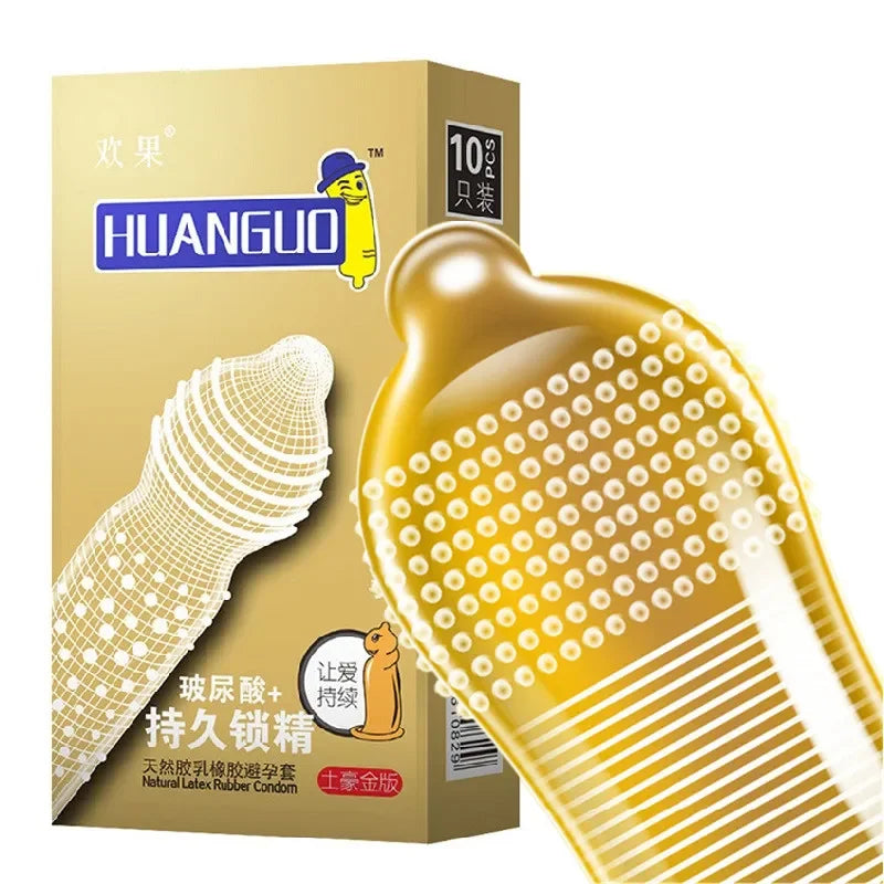 10pcs Spiked Threaded Ultra-Thin Special Condoms Sex Toys For Men 18+ Lubricanted Pussy Stimulation Penis Sleeve Adult Sex Shop