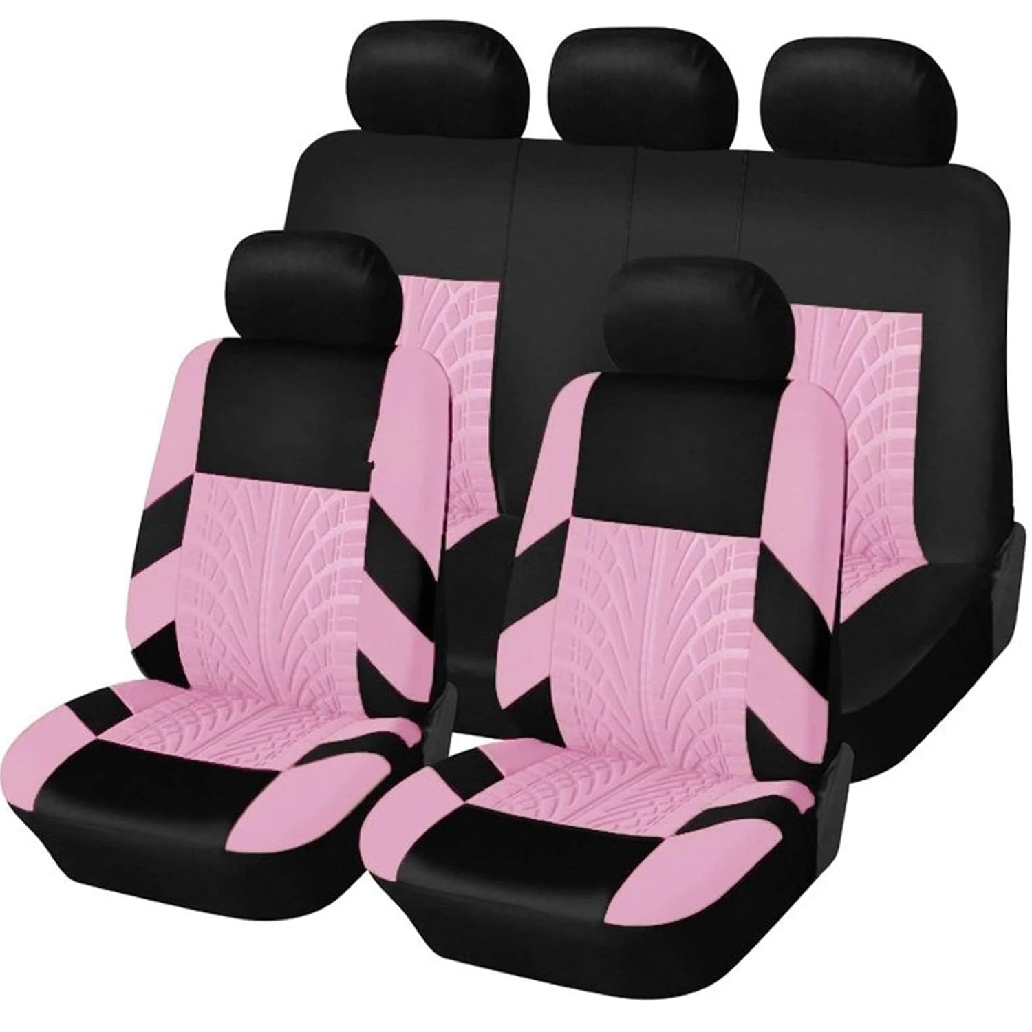 Customized Four Seasons Universal Polyester Full Set Car Seat Covers