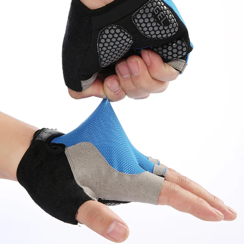 Guantes de Gym Sin Dedos – Fitness Ciclismo Antideslizante Unisex