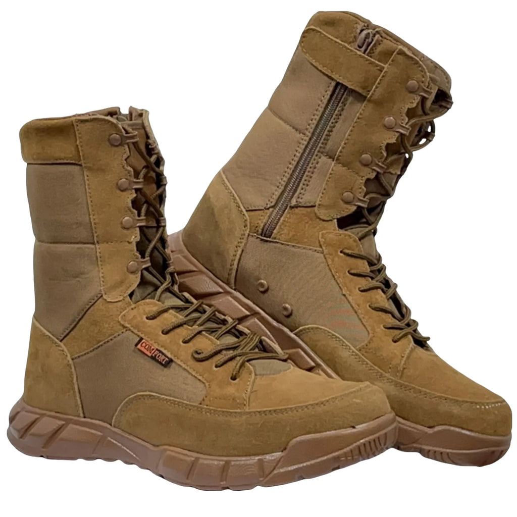 Lightweight Men Tactical Shoes Combat Boots Training Lace Up Waterproof Outdoor Botas Hiking Breathable Shoe