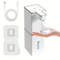 400ML Large Capacity Light Display 4-Levels Adjustable Foam/Liquid Modes Touchless Electric Automatic Smart Sense Soap Dispenser