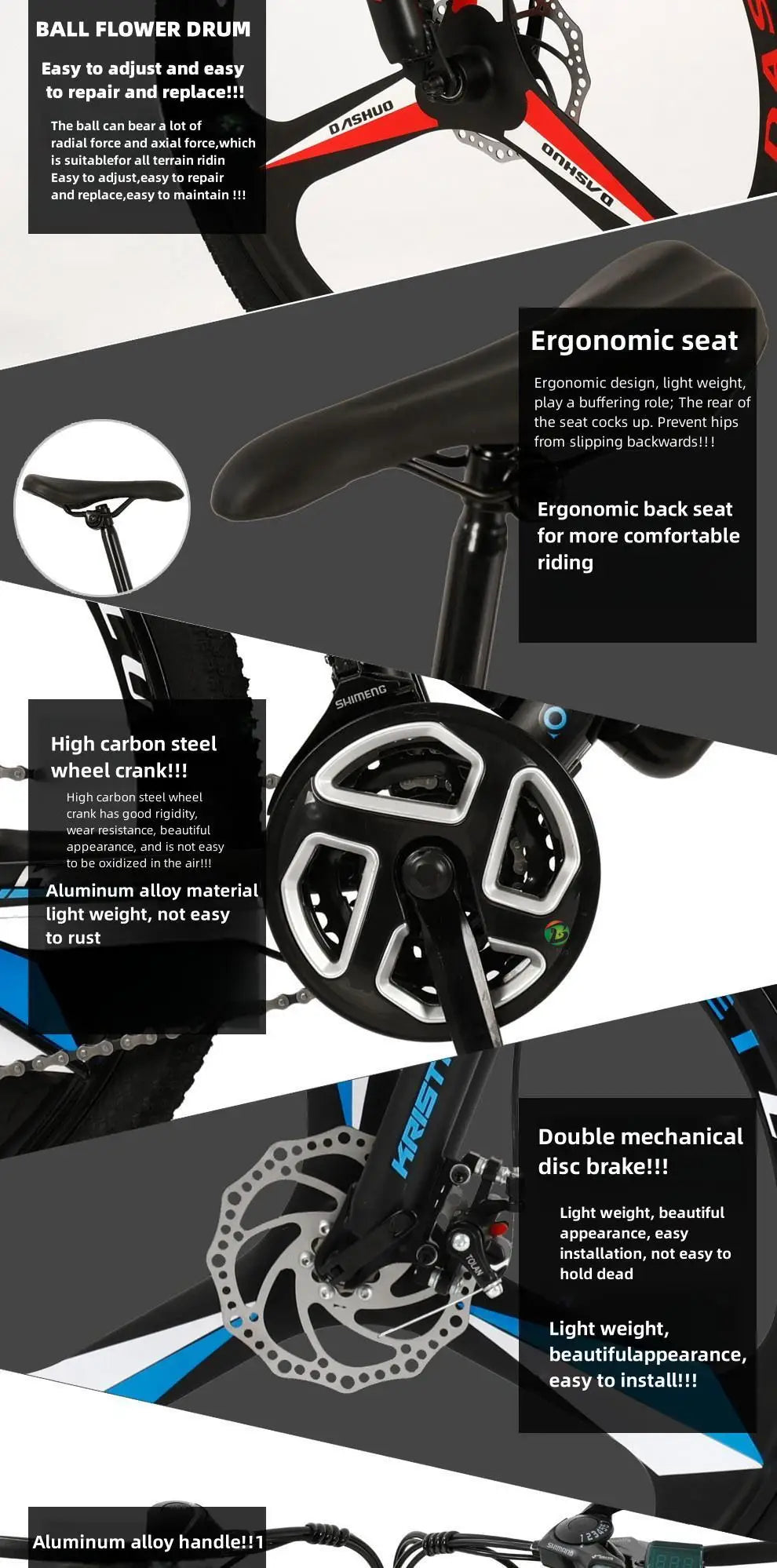 750W Electric Folding City Bike 48V 48V Lithium Battery Steel Frame Electric Mountain Bike With Fat Tire