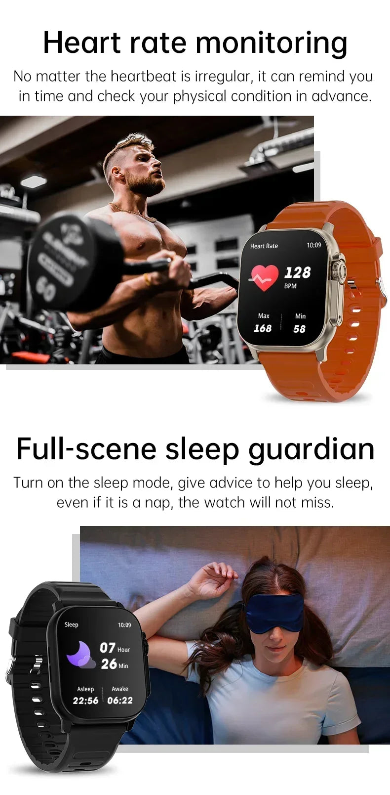 Watch 10 Ultra Smart Watch 49mm 2026 New NFC Men Women GPS Track Bluetooth Call BT Music Games Wireless Charging Smartwatch