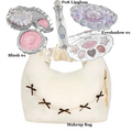 Flower knows bunny Collection Makeup Set Eyeshadow Palette Blush Lip Gloss Makeup Bag Matte Glow Shimmer Eye Shadow Kit