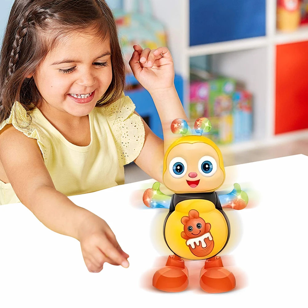 Cartoon Educational Toys with Lights & Music Interactive Singing Animal for Kids Christmas Birthday Gifts for Boys Girls