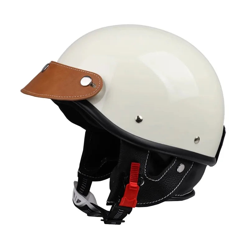 Classic retro couple half helmet, bicycle/electric bicycle/motorcycle helmet half helmet Christmas gift present
