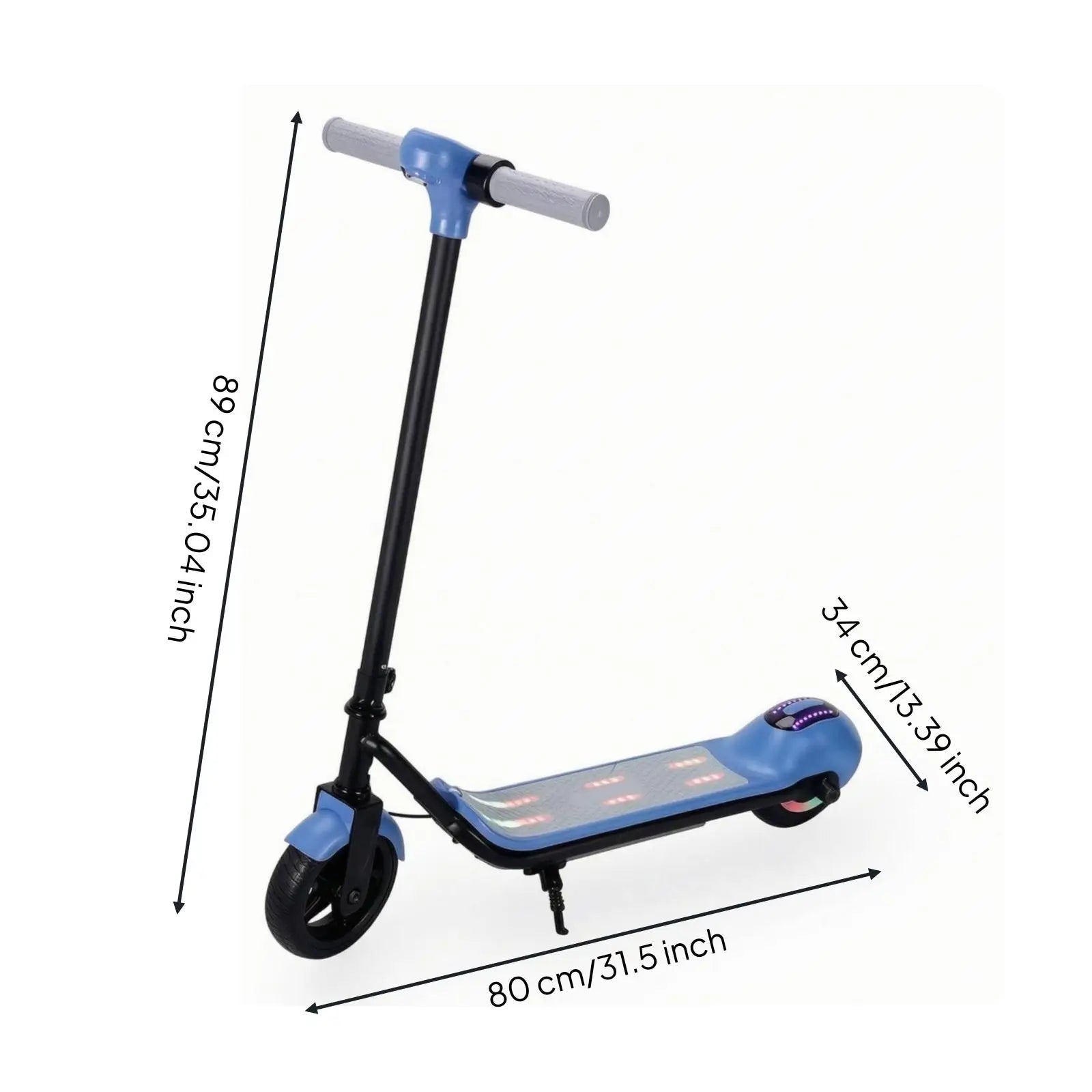Kids Ride on Electric Scooter with Aluminum Frame and IPX5 Waterproof for Outdoor Play Time