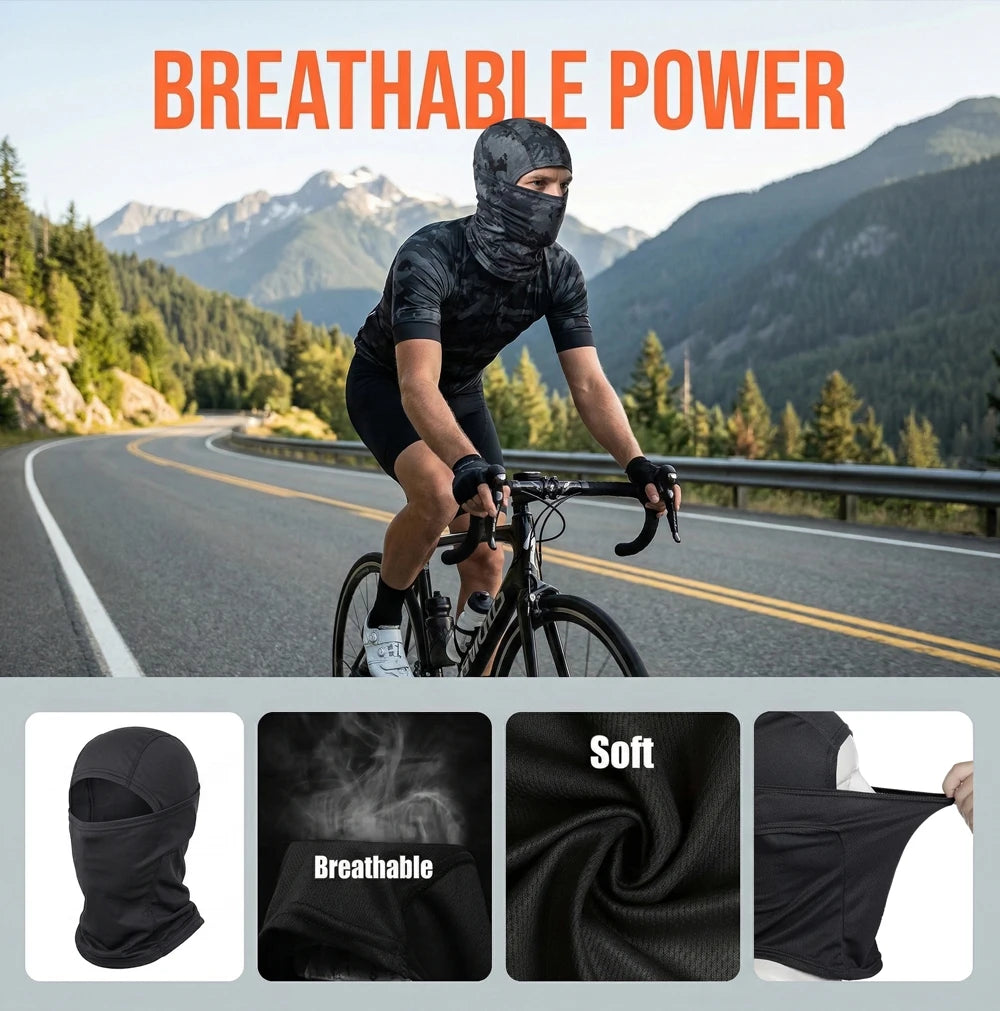 Máscara Balaclava UV Unisex - Protección Solar Deportiva
