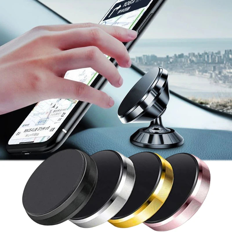 Universal Magnetic Car Phone Holder Magnet Mount Mobile Cell Phone Stand Dashboard Phone Holder GPS Support For iPhone Samsung
