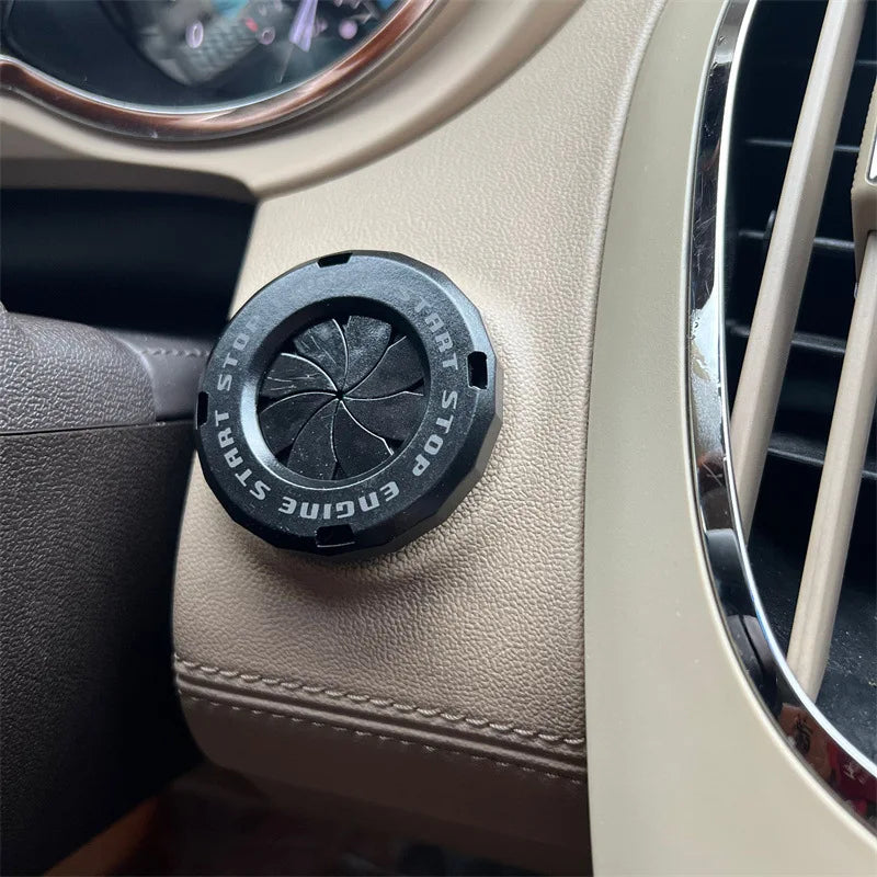 Ignition Device Decor Motorcycle Key Cover Car Interior Sticker Decorative Rotary Push To Start Button Cover for Motorcycle Lock
