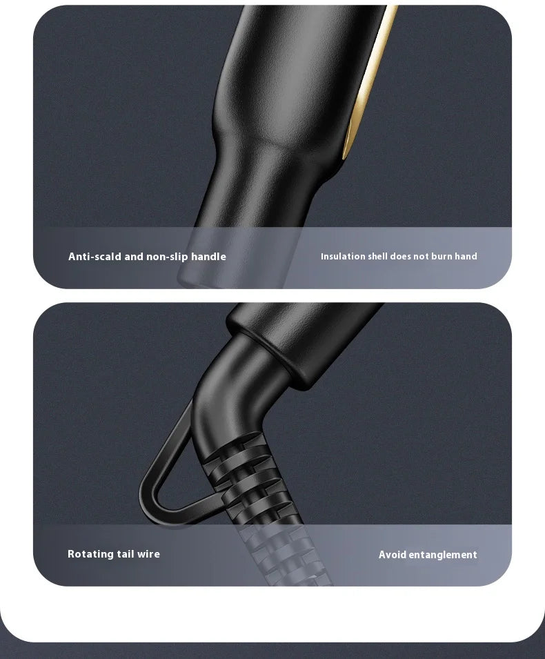 Mini Hair Straightener Ceramic Negative Ion Straightening Flat Iron Adjustable Temperature Hair Straightening Clip