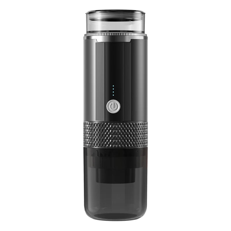 Electric Portable Coffee Maker Capsule Grind-and-Brew Compatible with Ground Coffee K-Cup Pods Single Cup Coffee Maker