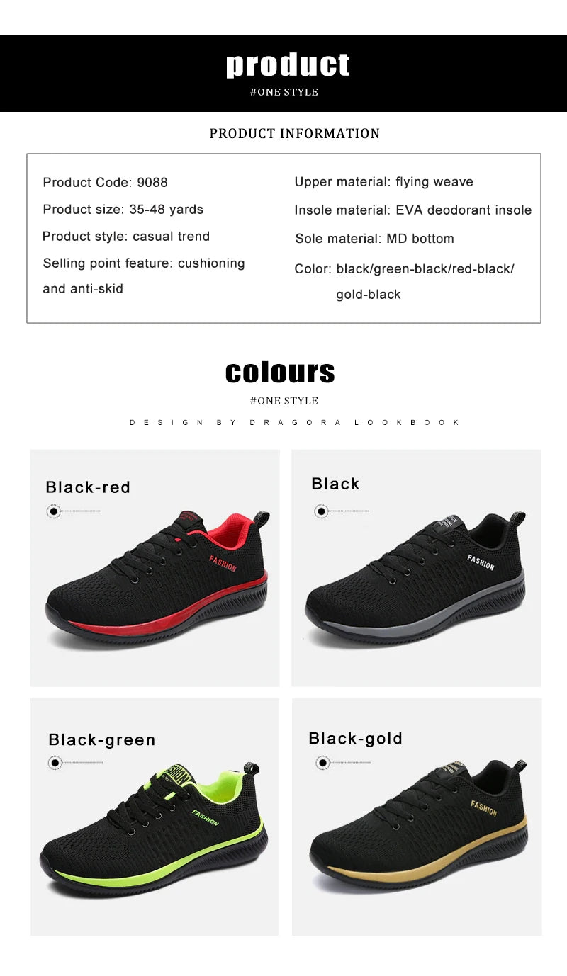 Zapatillas Tejidas Unisex - Running y Gym Transpirables
