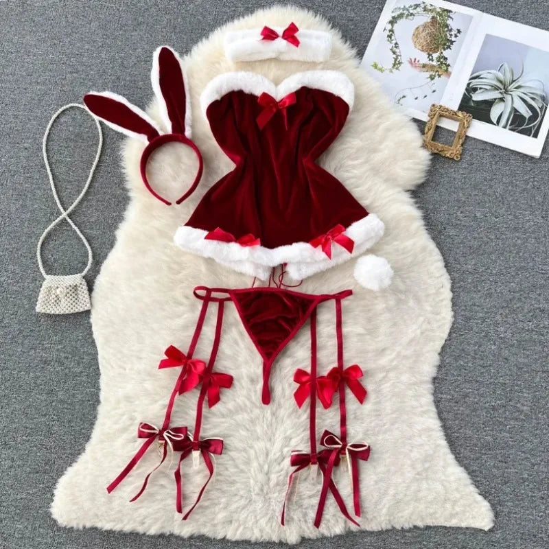 Women's Bras Women's Underwear Sets Sexy Lingerie Outfit Bra and Panty Set Woman Clothes Attractive Chest Suspenders Below Sex