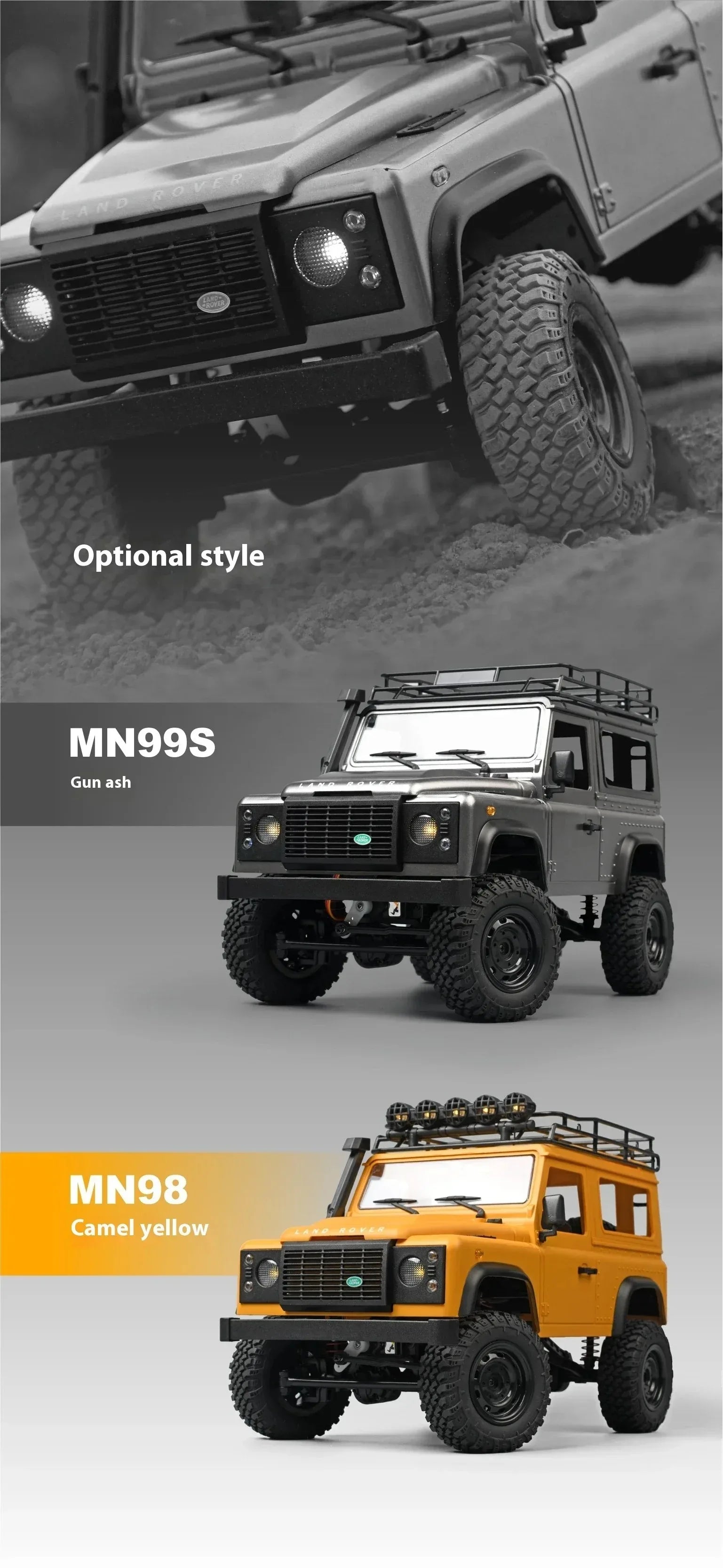 MN98 MN99S 2.4G RC Car 1/12 MN Model RTR Version Rock Crawler Defender 4x4 Off-Road Truck Remote Control Toys For Kid Gift