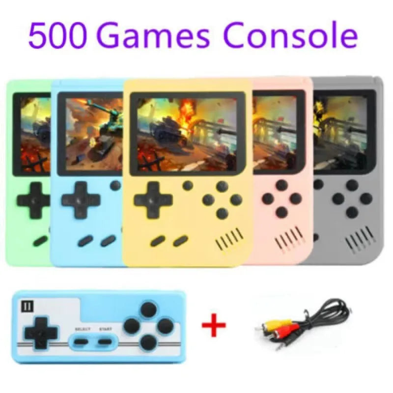 Built-in 500+ Classic Games Children's Handheld Game Players for Gameboy Output Emulator Charging Can Be Connected To The TV