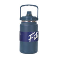 Stainless Steel Insulated Water Bottle 1.5/2/2.5L Large Capacity Sport Thermal Cup Fall-resistant with Straw Vacuum Flask