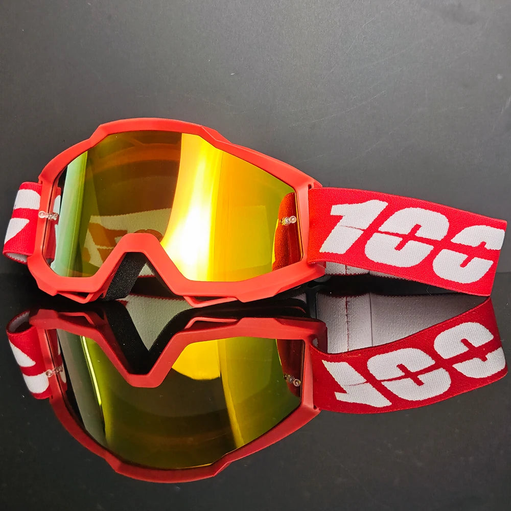 Gafas Motocross Universales – Lente PC Antipolvo y Viento Moto