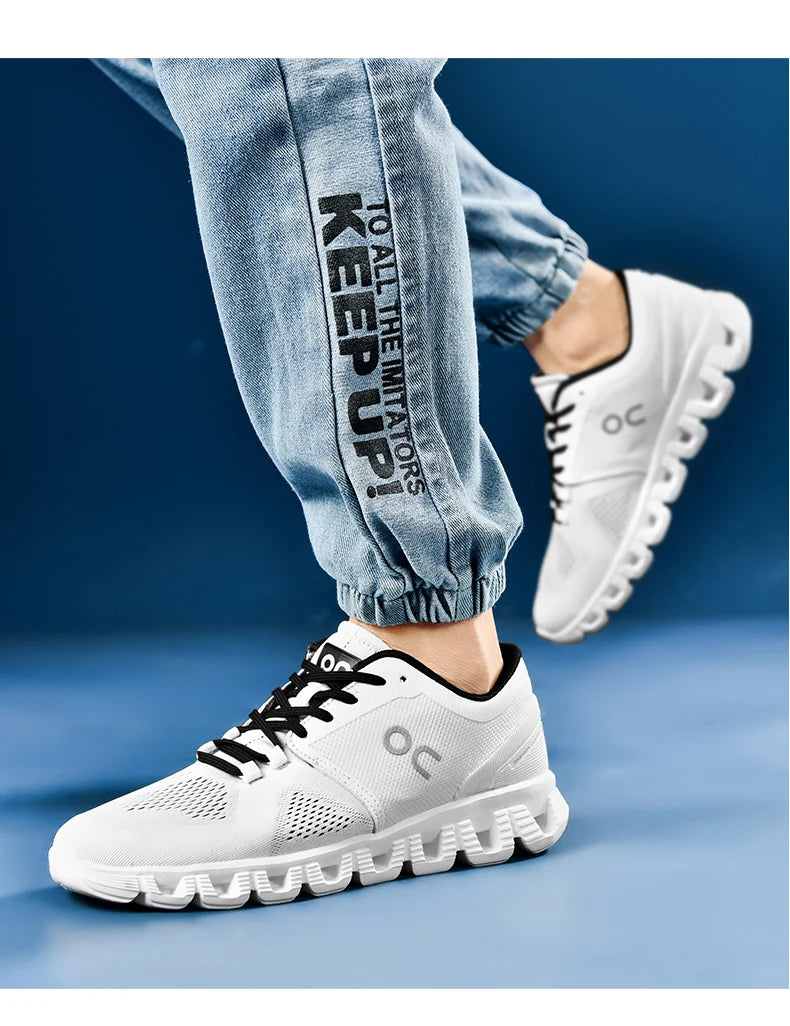 Men's Breathable Casual Sneakers Air Mesh Running Shoes Lightweight Summer Outdoor Sports Zapatillas for Male Large Size 39-46