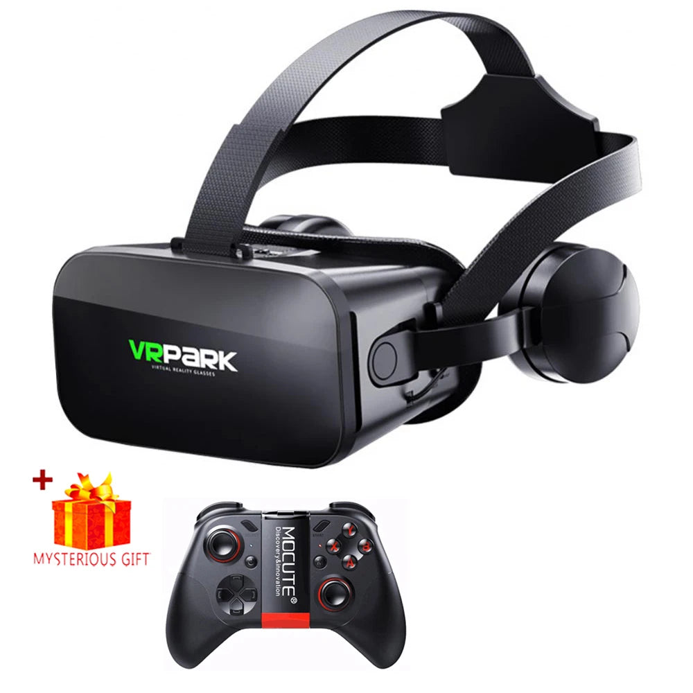 Virtual Reality 3D VR Glasses Smartphone Headset Goggles Helmet Viar Smart Phone Controller Cell Mobile Lenses Device Video Game
