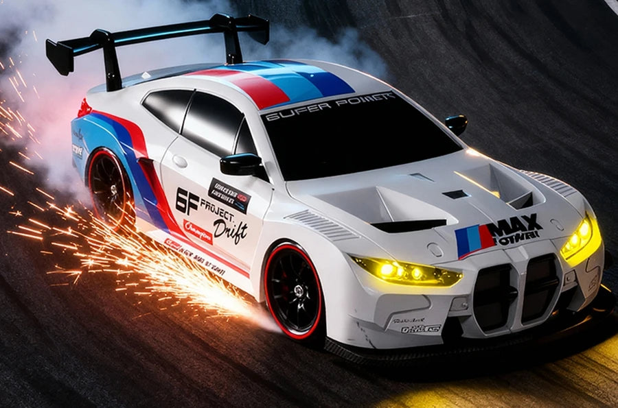 4WD Remote Control Drift Car Full Size 1:24 Mini Remote Control Racing Car Model 2.4G Radio High Speed 4X4 RC Car Vehicle Toy
