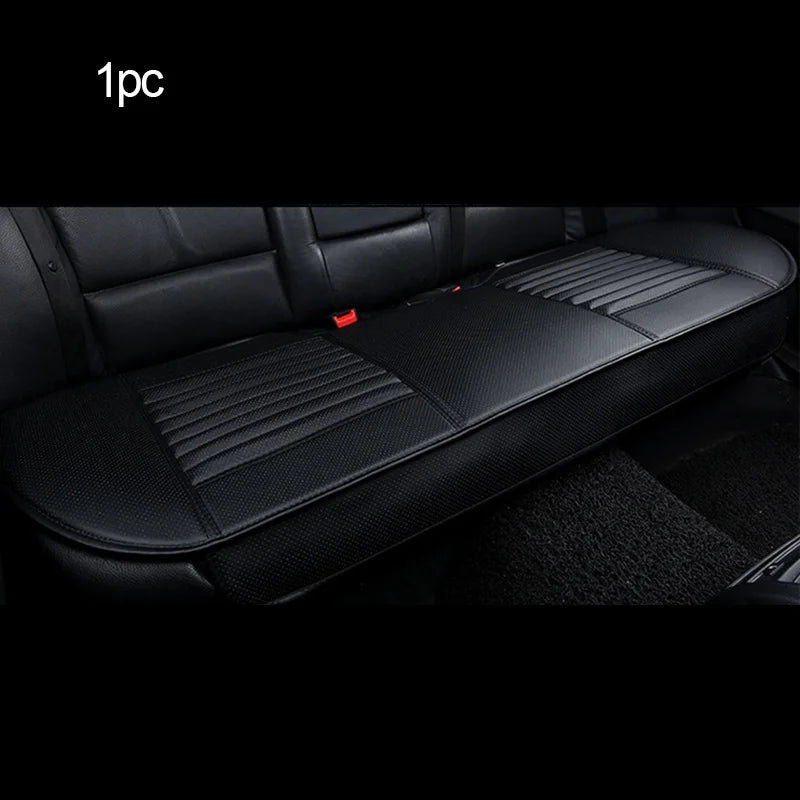 SEAMETAL PU Leather Car Seat Cover Four Seasons Car Seat Protector Pad Mat Automobiles Seat-Cover Cushion for Car Accessories
