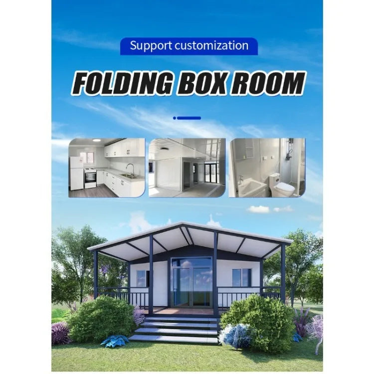 High Quality 20ft 40ft Expandable Container House Luxury 2 3 Bedroom Movable Prefab Foldable Villa Made of Steel Sandwich Panel