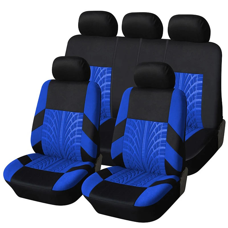 Customized Four Seasons Universal Polyester Full Set Car Seat Covers