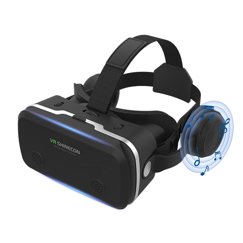 Virtual Reality VR Glasses 3D Headset Devices Viar Helmet Goggles Lenses Smart For Smartphones Phone Mobile Realidade Headphone