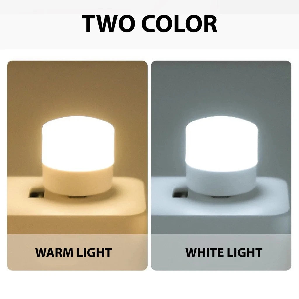 Luz LED USB Mini - Lámpara de Lectura Portátil