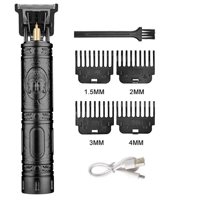 2026 Hair Cutting Machine Electric Vintage Hair Clipper Cordless Shaver Barber USB Fast Charging Hair Trimmer For Hairdresse