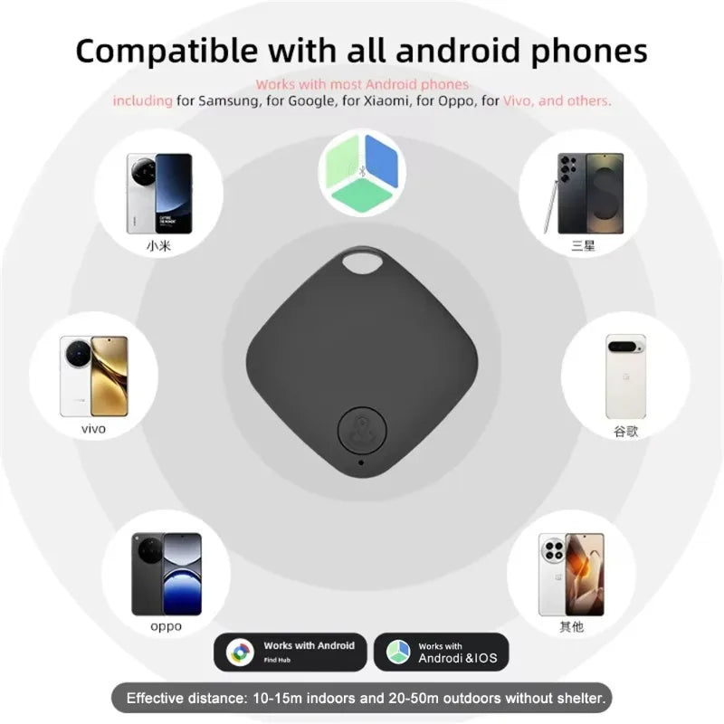 Bluetooth GPS Anti-Lost Tracker Smart Tag Wireless Locator for Car Keys Pet Dog Cat Wallet iOS Android