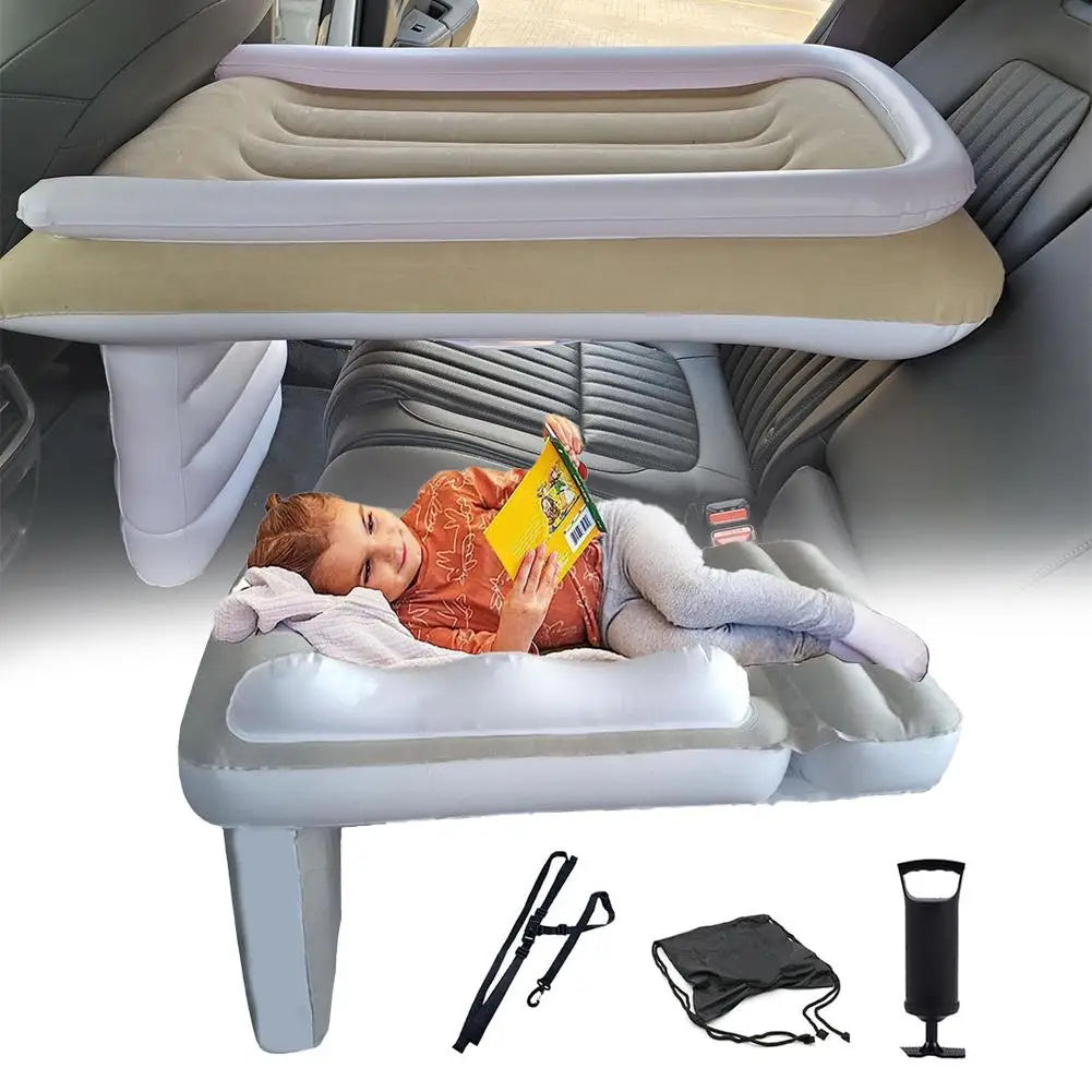 Portable Toddler Airplane Bed For Kid Baby Mattress Air Bed Seat Extender Sleeping Mattress Seat For Travel Car Road Trip