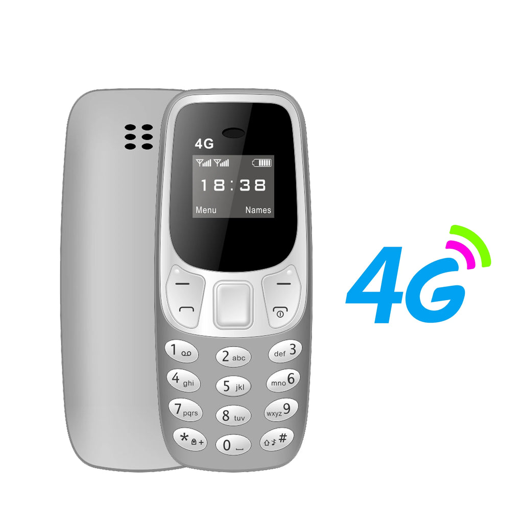 SERVO BM10 LTE 4G Mini Mobile Phone Dual SIM Standby Call Recording Speed Dial Blacklist Alarm Clock Small Feature Backup Phones