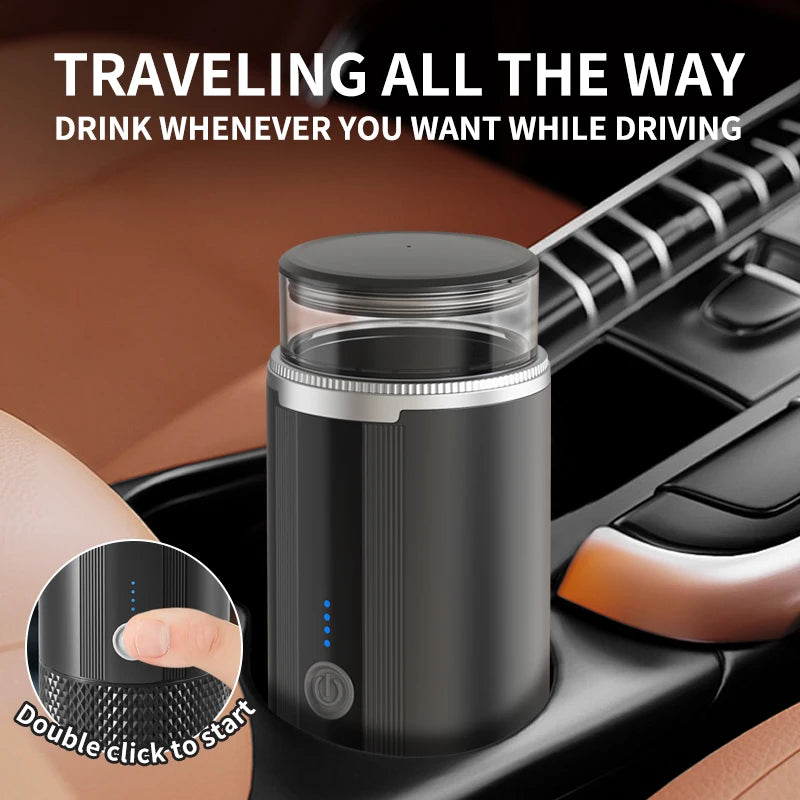 Electric Portable Coffee Maker Capsule Grind-and-Brew Compatible with Ground Coffee K-Cup Pods Single Cup Coffee Maker