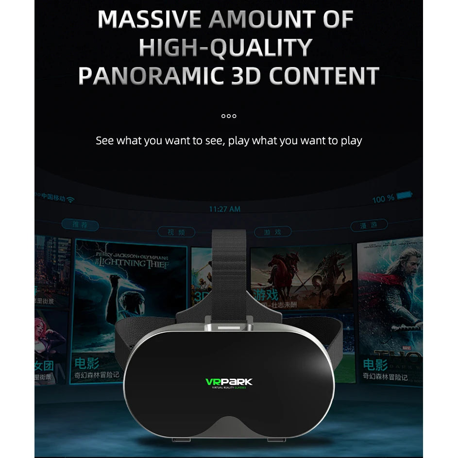 Virtual Reality 3D VR Glasses Smartphone Headset Goggles Helmet Viar Smart Phone Controller Cell Mobile Lenses Device Video Game