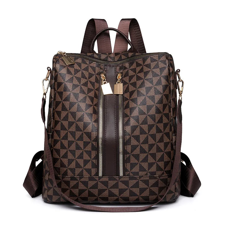 New 2026 large-capacity backpack, trendy European and American style shoulder bag, mother-daughter backpack, casual travel bag