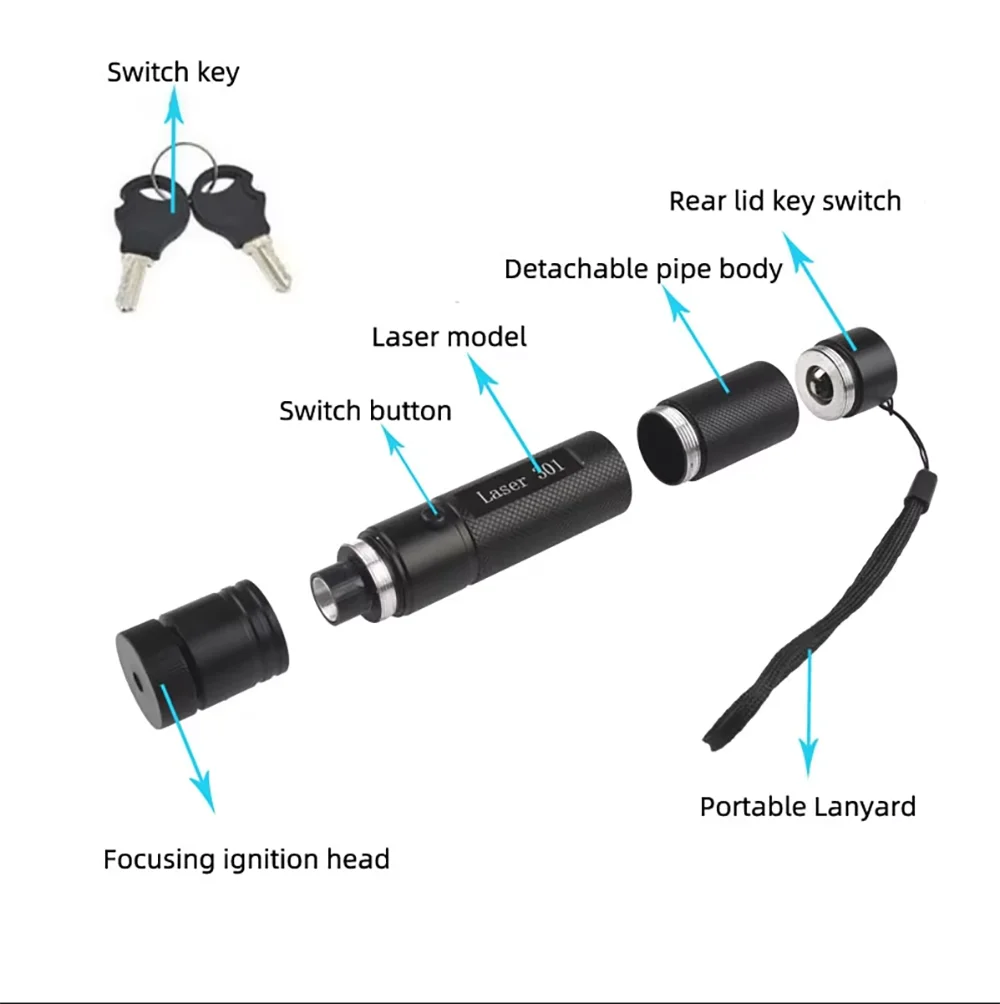 Green Laser pointer LED Training Torch Pet for Cats Toy Interactive Bright Rechargeable battery Pointer Red Light Pen（No battery