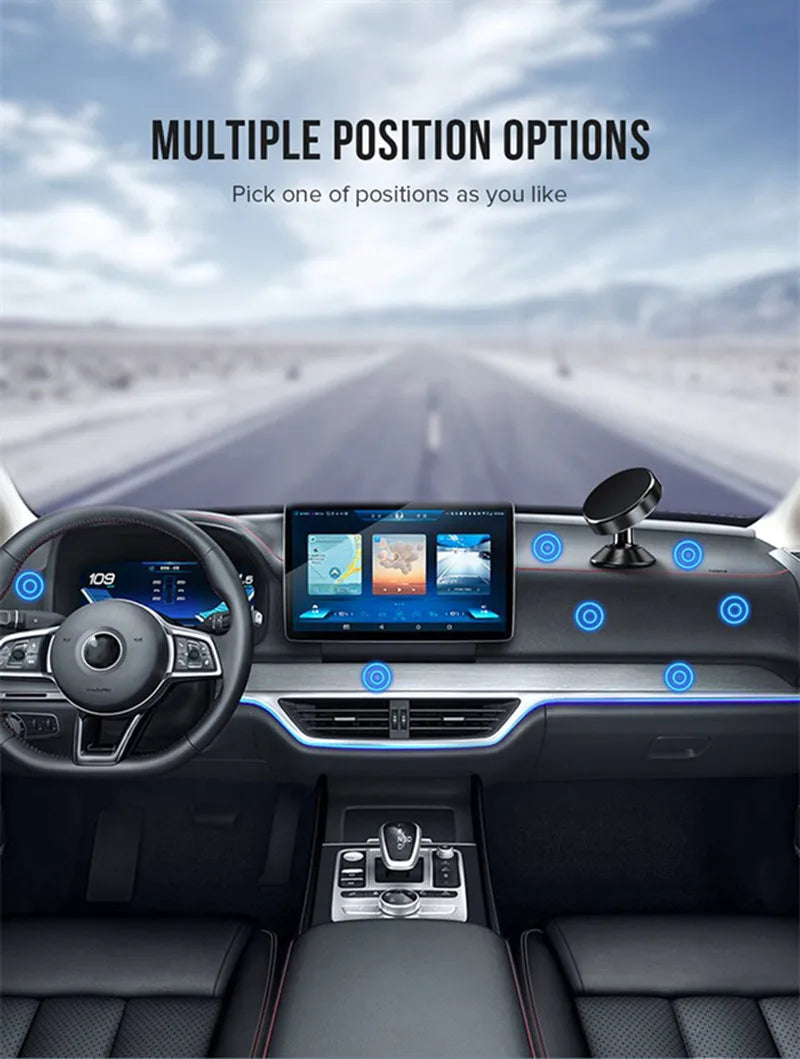 Universal Magnetic Car Phone Holder Magnet Mount Mobile Cell Phone Stand Dashboard Phone Holder GPS Support For iPhone Samsung