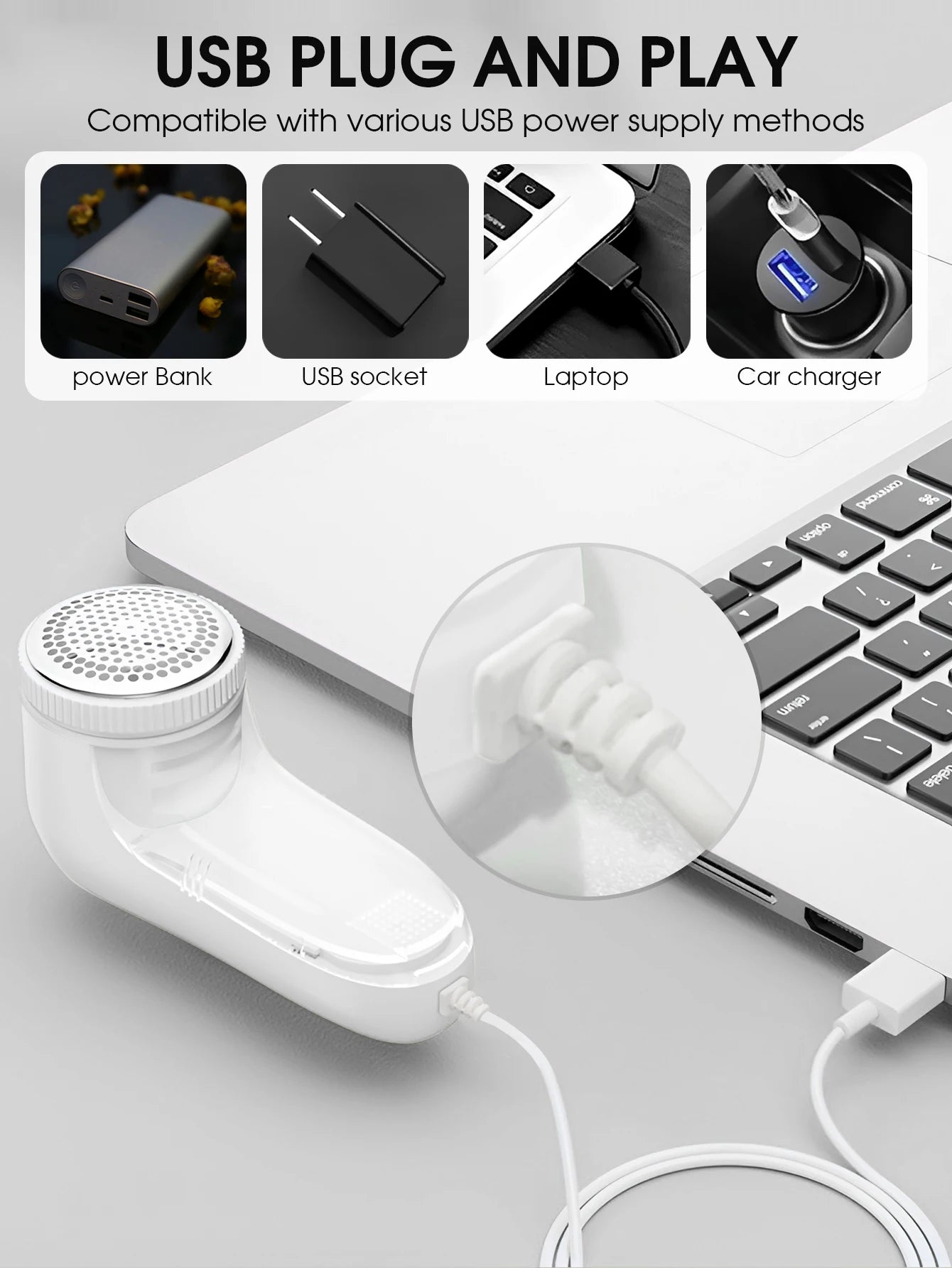 Electric Household Clothes Shaver Fabric Lint Remover Fuzz Electric Fluff Portable Brush Blade Professional Lint Remover Trimmer