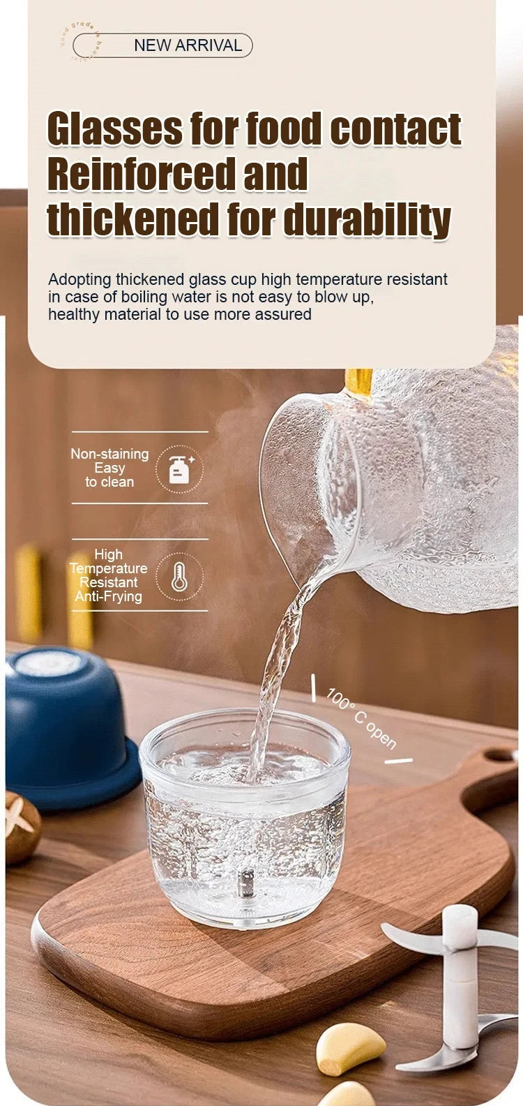 Electric Garlic Masher, Meat Grinder, 260ML Rechargeable Onion, Vegetable, Chili Grinder, Kitchen Blender