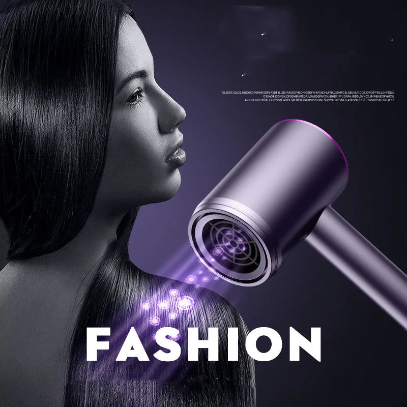 High-speed electric turbine air blower Low noise constant temperature fast drying portable negative ion hair dryer