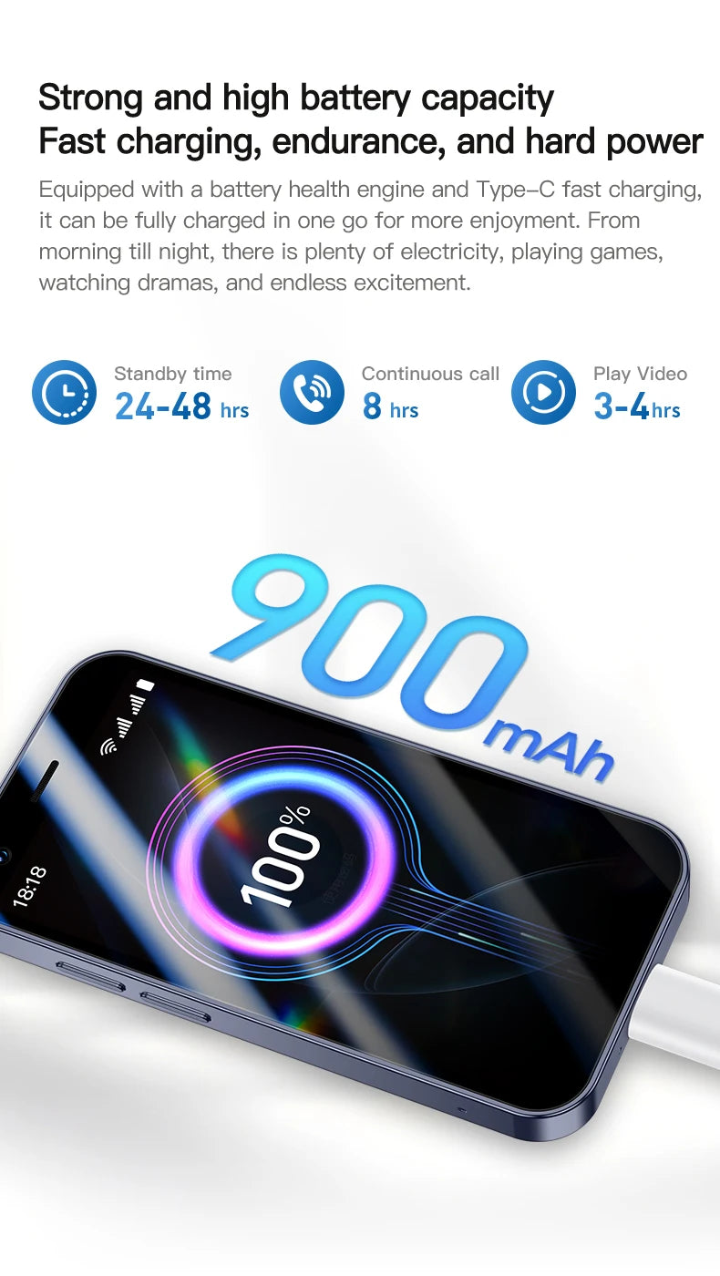 ONEMYTH A17 Mini 3.0 'Android Smartphone 2GB+16GB 3G Unlocked Phone Google Play Store Dual SIM Card Pocket Backup Small Phone